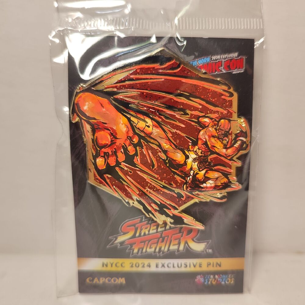 Street Fighter Dhalsim Painterly Series Enamel Pin Official Capcom Badge